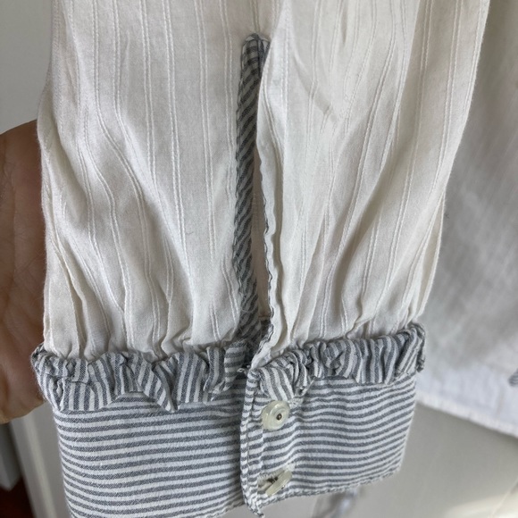 Marc By Marc Jacobs cotton peasant blouse 6 - Picture 3 of 16